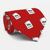 Chemistry Ho Ho Ho Christmas Tie Red Krawatte (Gerollt)