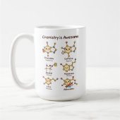 Chemistry is Awesome | Fun Science Chemistry Day Kaffeetasse (Links)