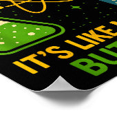 Chemistry It’s Like Magic Funny Science Teacher St Poster (Ecke)