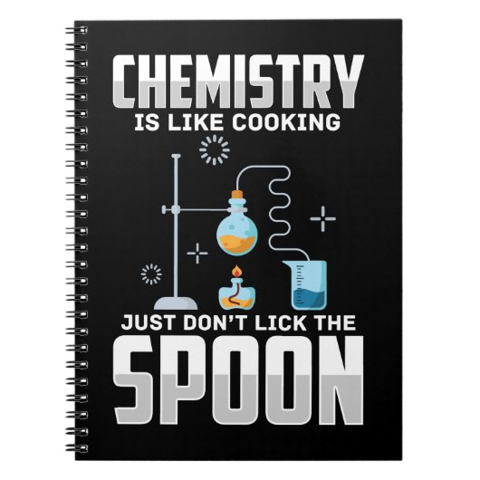 Chemistry Joke Funny Teacher Scientist Notizblock (Vorderseite)