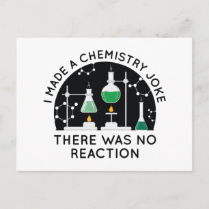 Chemistry Joke Postkarte