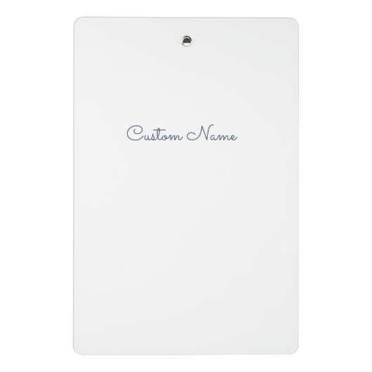 Chemistry Lab Notes – Custom Name Mini Klemmbrett (Rückseite)