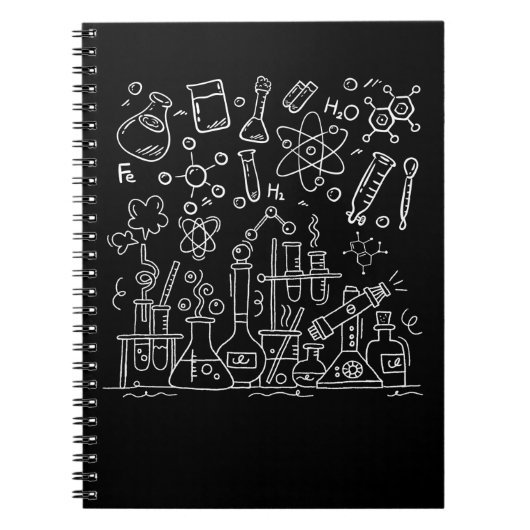 Chemistry Laboratory Equipment Science Notizblock (Vorderseite)