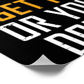 Chemistry Pun - Ether Get It Or You Don't - Funny  Poster (Ecke)