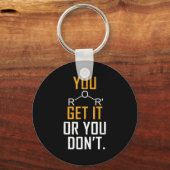 Chemistry Pun - Ether Get It Or You Don't - Funny  Schlüsselanhänger (Vorderseite)