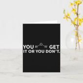 Chemistry Pun You Ether Get It Or You Don't Karte (Gelbe Blume)