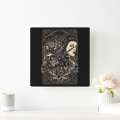 Chemistry  quadratische wanduhr (Zuhause)