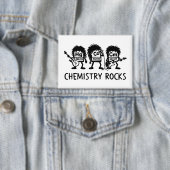 Chemistry Rocks Science Rock Band Button (Insitu)