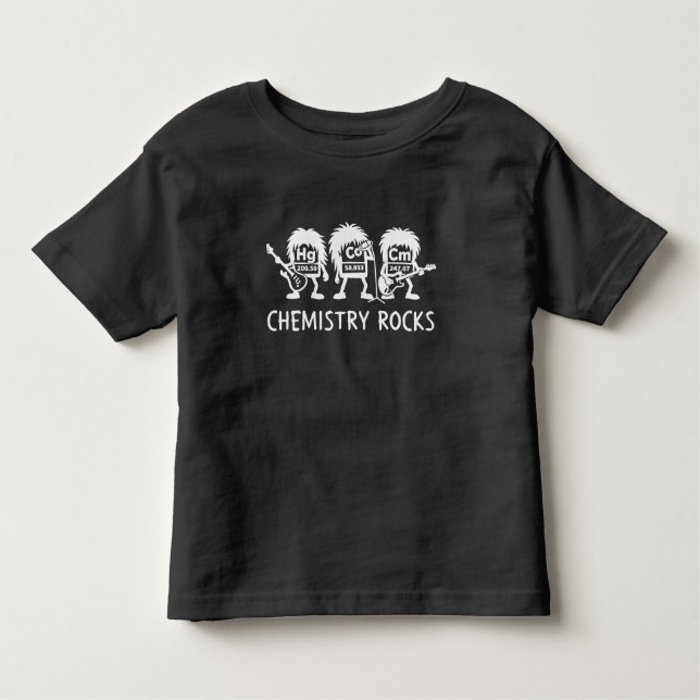 Chemistry Rocks Science Rock Band Kleinkind T-shirt (Vorderseite)