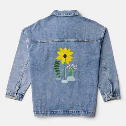 Chemistry Sunflower Jeansjacke (Rückseite)