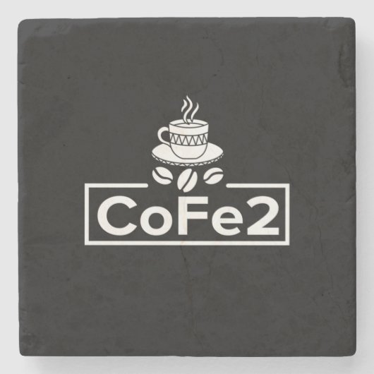 Chemistry Teacher Coffee Lover Steinuntersetzer (Vorderseite)