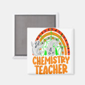 Chemistry Teacher Funny Halloween Kostüme Science Magnet (Vorderseite/Rückseite)