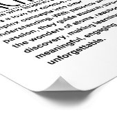 Chemistry teacher poster (Ecke)