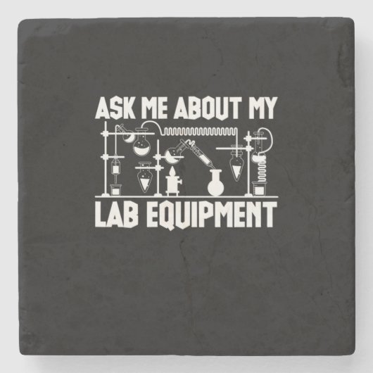 Chemistry Teacher Steinuntersetzer (Vorderseite)