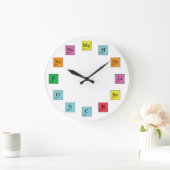 Chemistry Time Große Wanduhr (Zuhause)