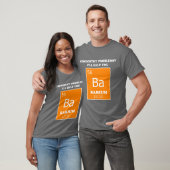 Chemistry Tutor Barium Pun T-Shirt (Unisex)