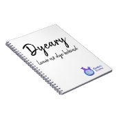 ChemKnits "Dyeary" gewundenes Notizbuch mit Logo Notizblock (Rechte Seite)
