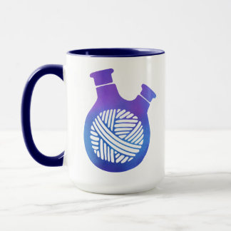 ChemKnits Kreationen Logo-Tasse - Marine Tasse