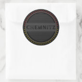 Chemnitz City Pride Emblem – Deutsche Identität Runder Aufkleber (Tasche)