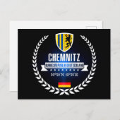 Chemnitz Postkarte (Vorne/Hinten)