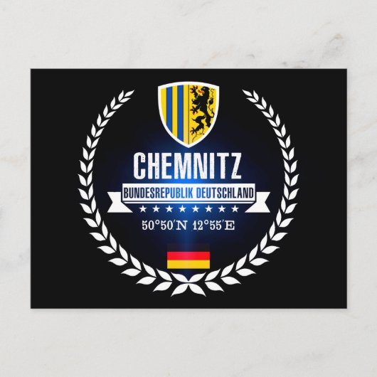 Chemnitz Postkarte (Vorderseite)