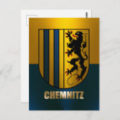 Chemnitz Postkarte (Vorne/Hinten)