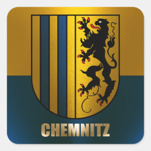 Chemnitz Quadratischer Aufkleber