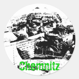 Chemnitz Runder Aufkleber