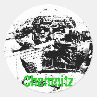 Chemnitz Runder Aufkleber