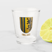 Chemnitz Schnapsglas (Vorderseite)