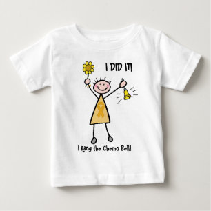 Chemo Bell - Childhood Cancer Gold Ribbon Baby T-shirt