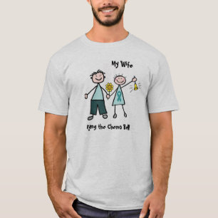 Chemo Bell - Eierstockkrebs-aquamarines Band T-Shirt