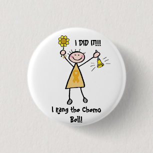 Chemo Bell - Kindheits-Krebs-Goldband Button