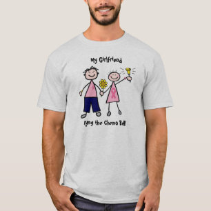 Chemo Bell - rosa Band-Brustkrebs T-Shirt