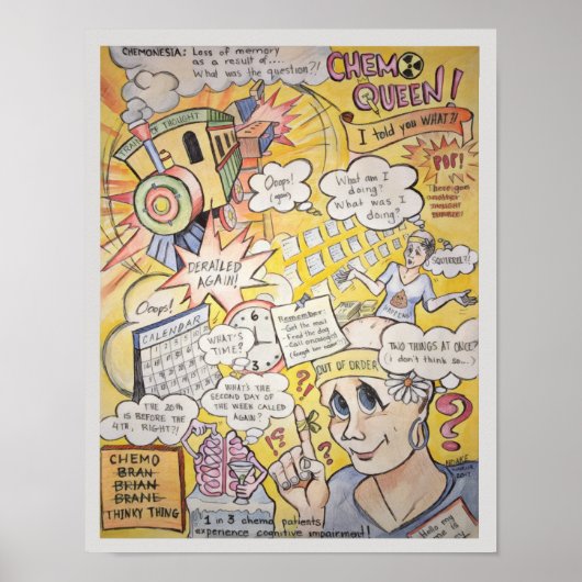 Chemo Brain Poster (Vorne)