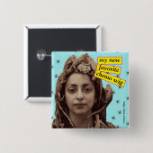 Chemo Button - Mein neuer Favorit Chemo Wig (Vorne & Hinten)