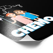 Chemo-Chemo-Krankheit Fotodruck (Ecke)