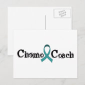 Chemo Coach - Aquamarines Band Postkarte (Vorne/Hinten)