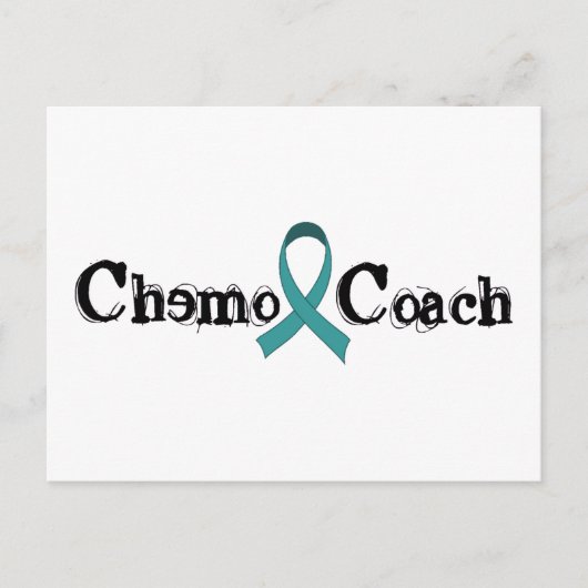Chemo Coach - Aquamarines Band Postkarte (Vorderseite)