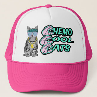 Chemo Cool Cats Trucker Hat Truckerkappe