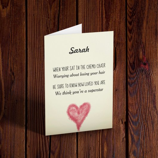 Chemo-Ermutigungskarte Karte
