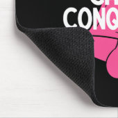 Chemo Eroberer Ende der Chemo Behandlung Brust Can Mousepad (Ecke)