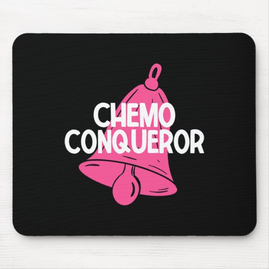 Chemo Eroberer Ende der Chemo Behandlung Brust Can Mousepad (Vorne)