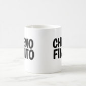 Chemo finito, Ende der Chemo  Kaffeetasse (Mittel)