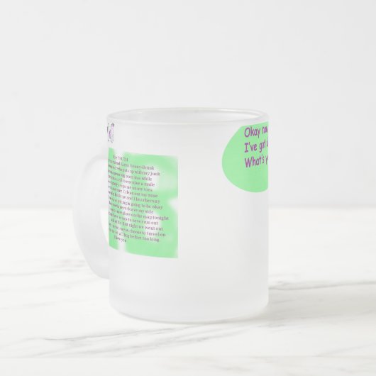 chemo Gehirn Mattglastasse (Vorderseite Links)