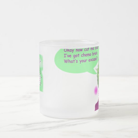 chemo Gehirn Mattglastasse (Mittel)