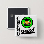 Chemo Grad Non Hodgkins Lymphom Ribbon Button (Vorne & Hinten)