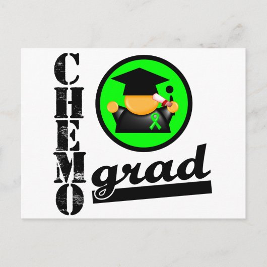 Chemo Grad Non Hodgkins Lymphom Ribbon Postkarte (Vorderseite)