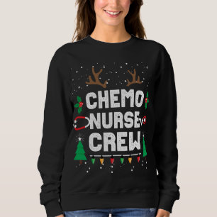 Chemo Infusion Nurse Niedliche Weihnachtsgnomes On Sweatshirt