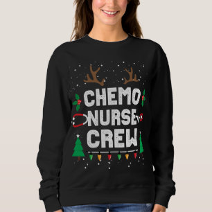 Chemo Infusion Nurse Niedliche Weihnachtsgnomes On Sweatshirt